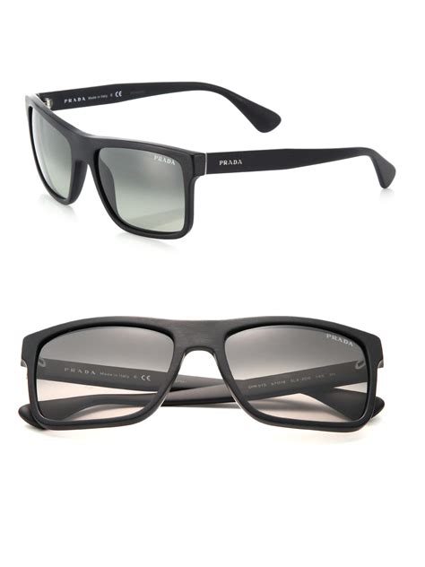 mens prada rectangle sunglasses|prada rectangle sunglasses men.